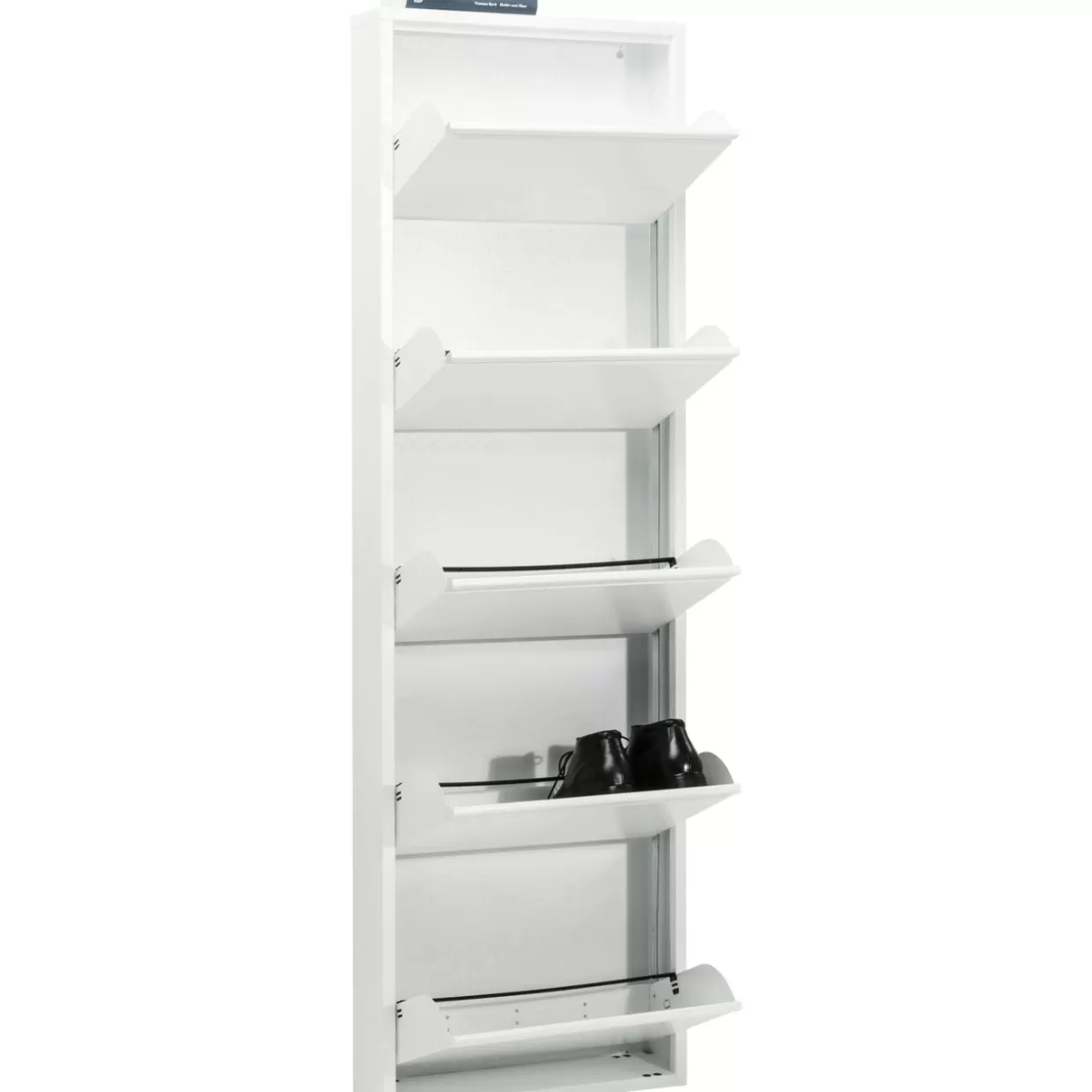 Caruso 5 Cassetti per Scarpe - Originale Complemento d'Arredo di KARE Design | Organizzatore Modulare in Stile Contemporaneo (Disponibile in Bianco Lucido)