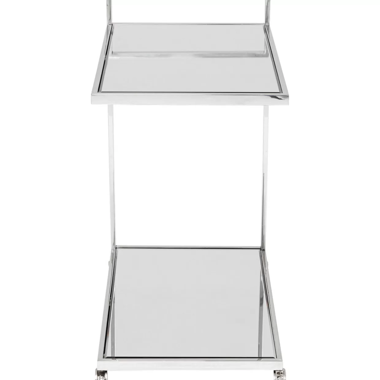 Carrello Servizio Elegante con Design Moderno KARE - Tavoli con Finitura Cromata di Lusso