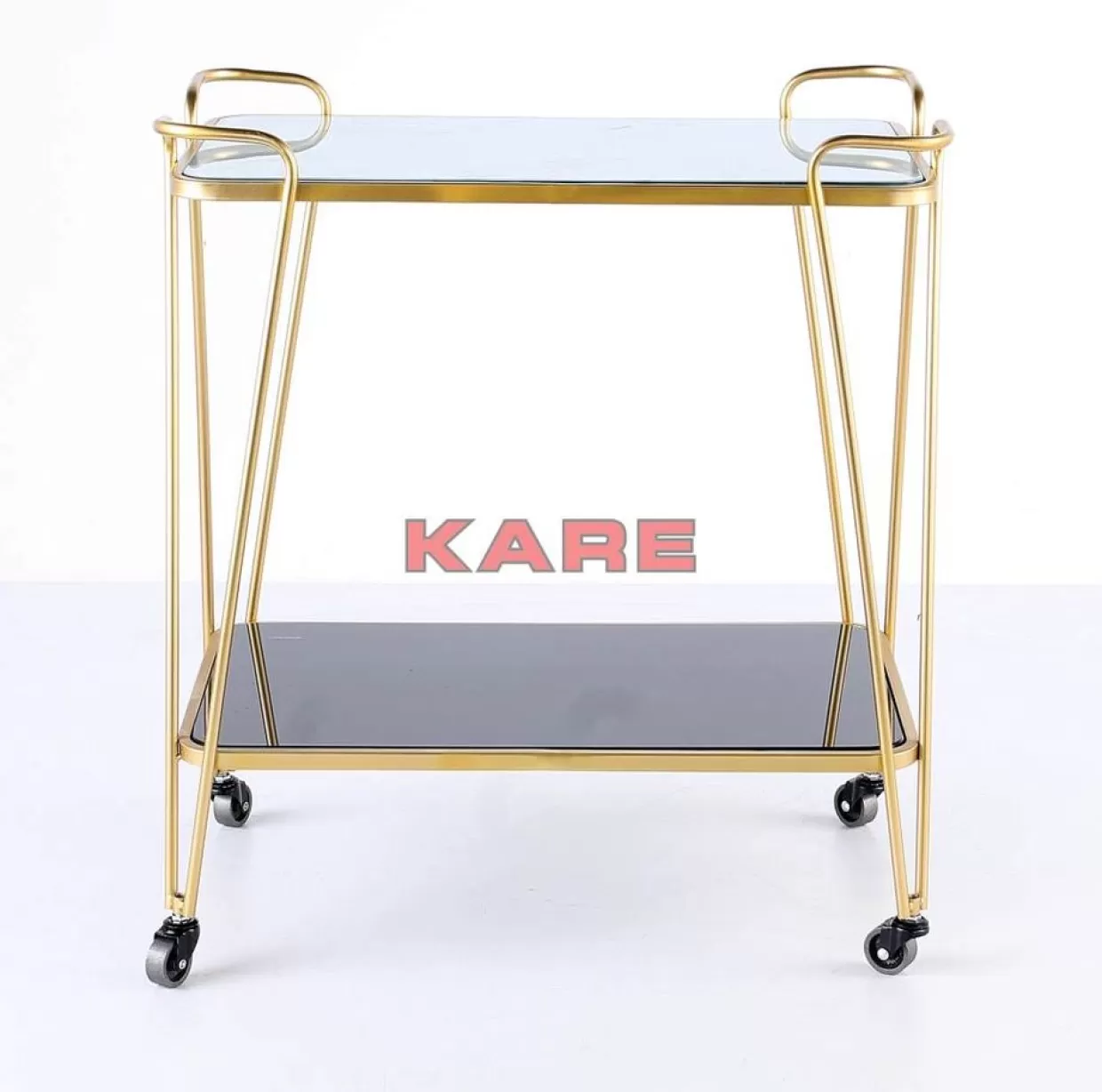 Tavoli da design con carrelli portavivandi KARE - Collezione West Coast stile California
