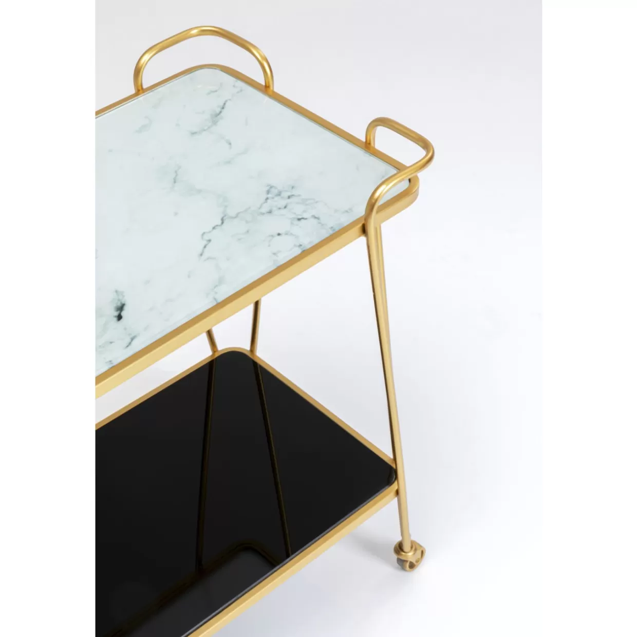 Tavoli da design con carrelli portavivandi KARE - Collezione West Coast stile California
