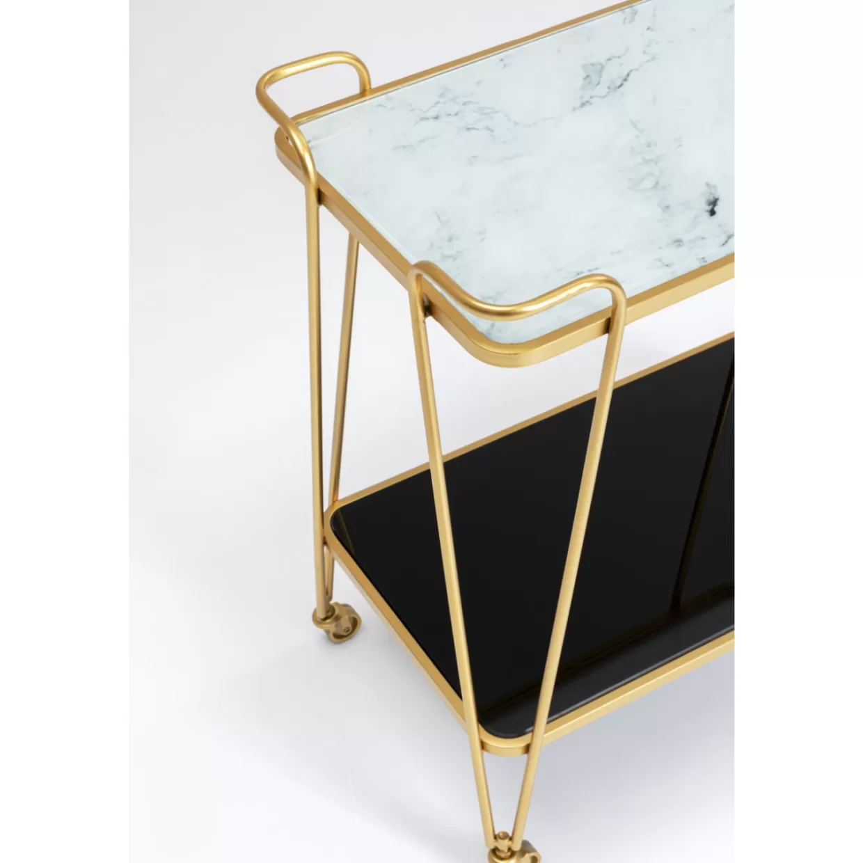 Tavoli da design con carrelli portavivandi KARE - Collezione West Coast stile California