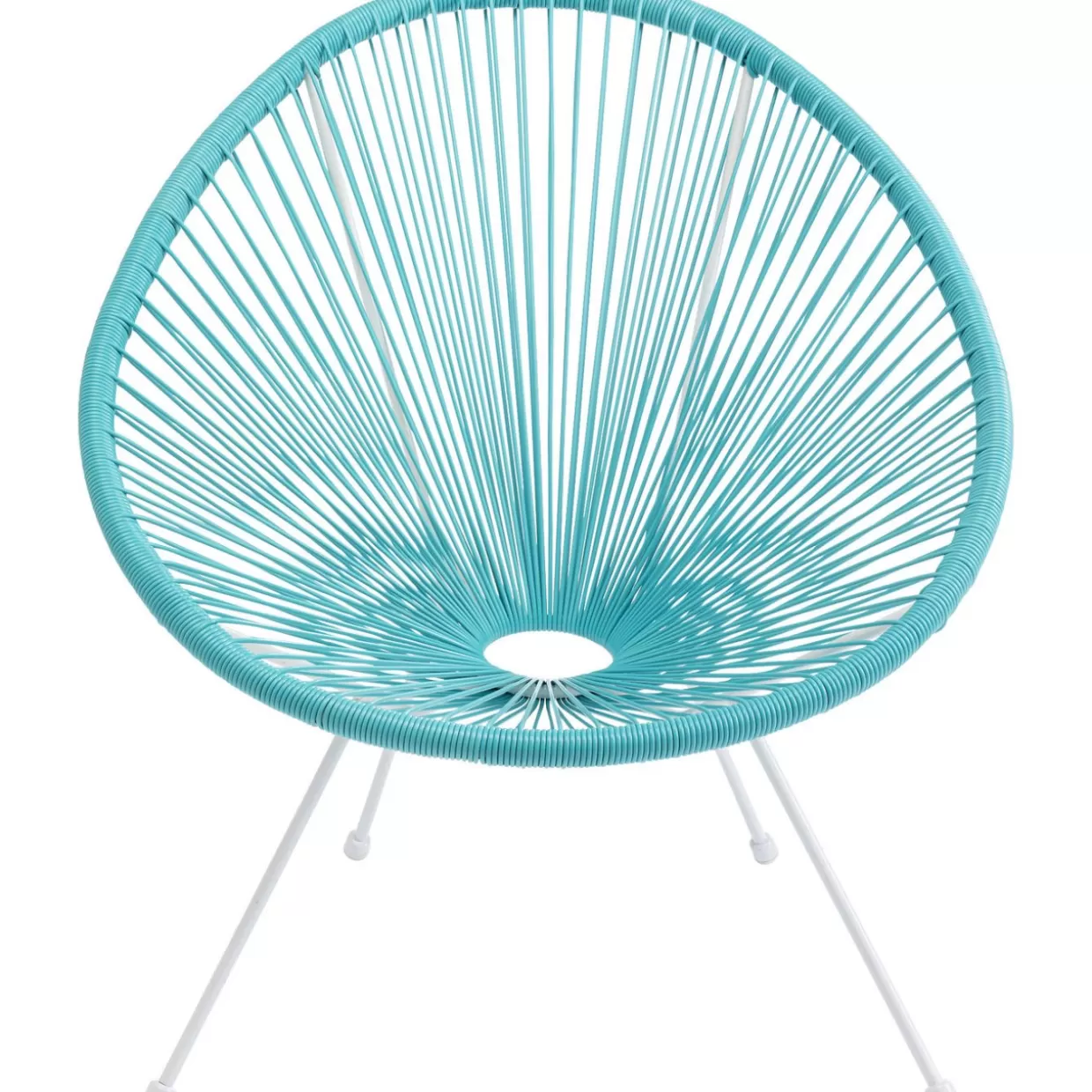 KARE Design - Poltrona Iconica Acapulco in Turchese per Arredi da Giardino