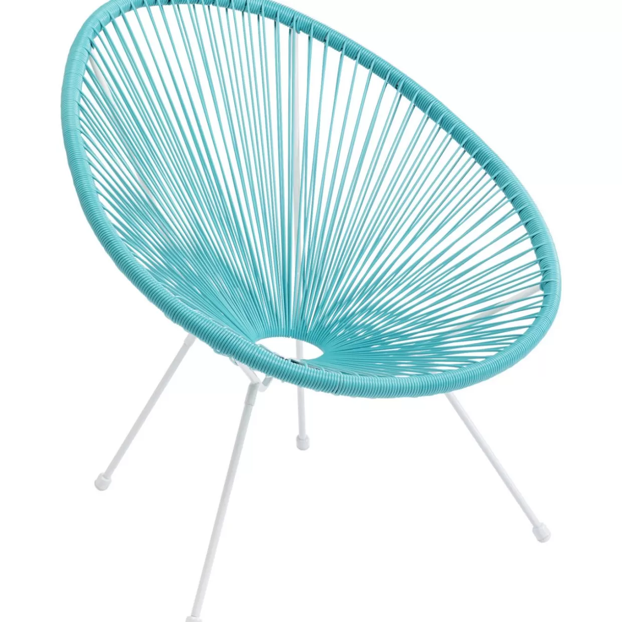 KARE Design - Poltrona Iconica Acapulco in Turchese per Arredi da Giardino