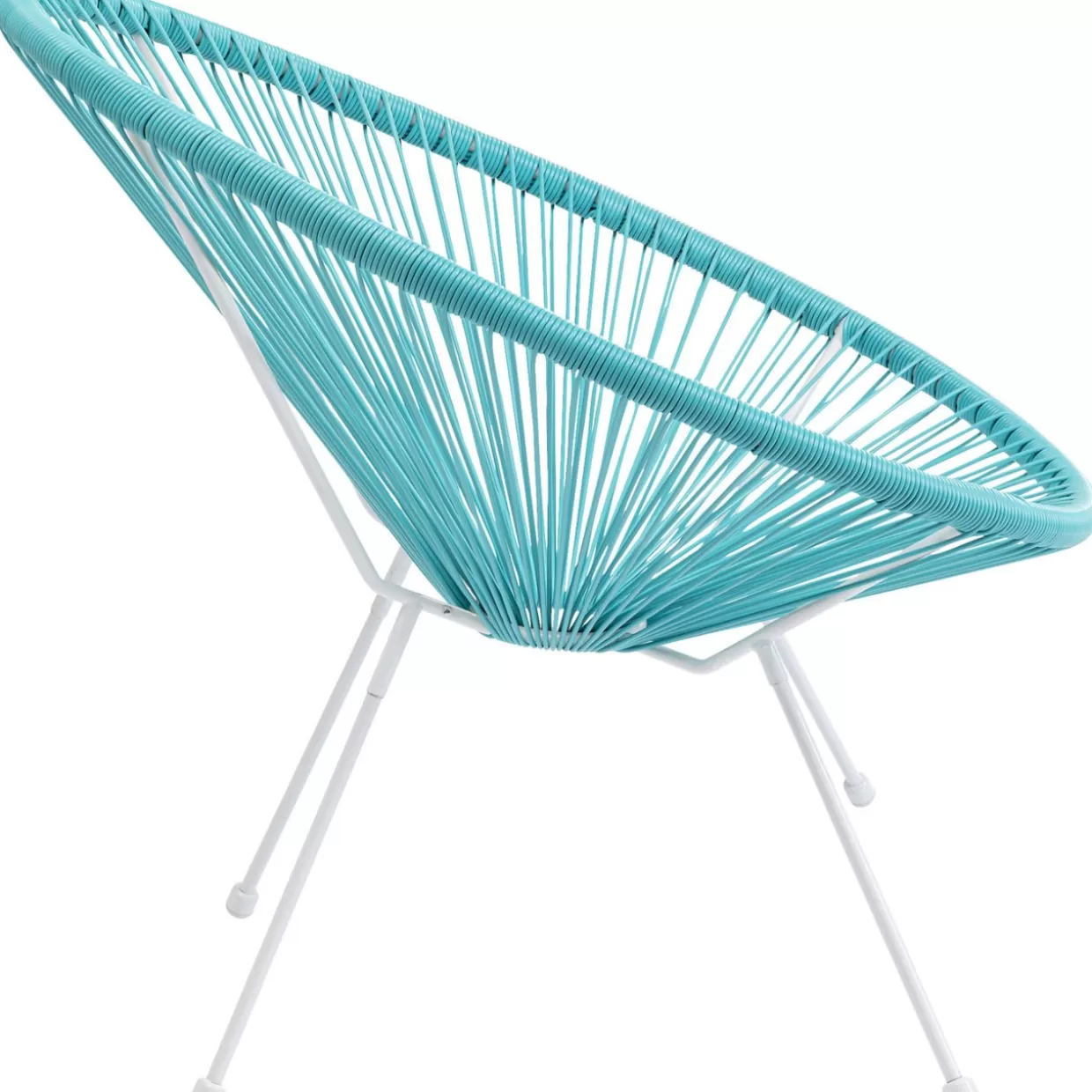 KARE Design - Poltrona Iconica Acapulco in Turchese per Arredi da Giardino