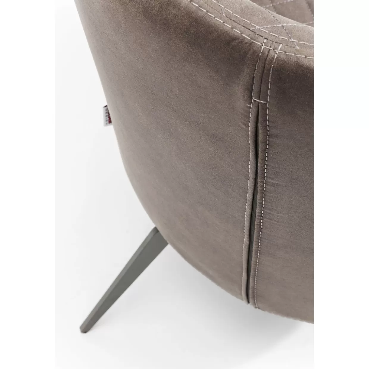 Poltrona Design Grigio Amsterdam - Accogliente Soggiorno con Stile KARE
