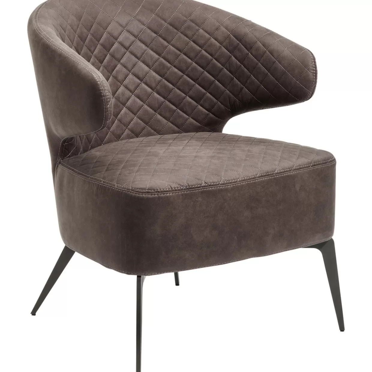 Poltrona Design Grigio Amsterdam - Accogliente Soggiorno con Stile KARE