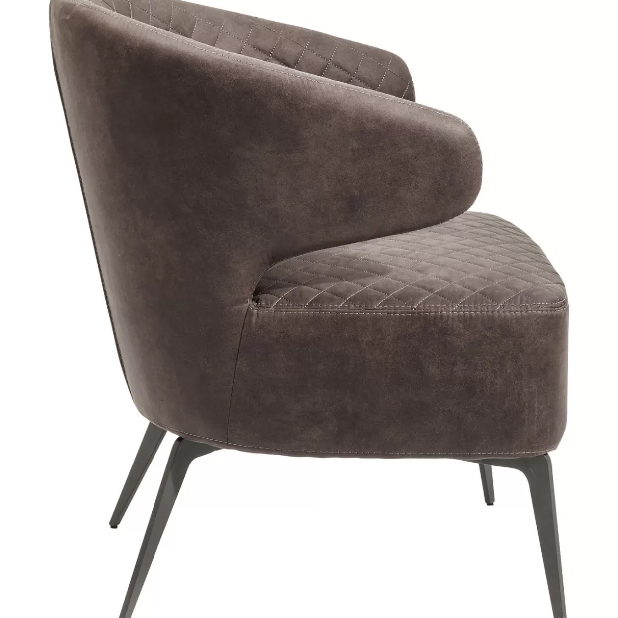 Poltrona Design Grigio Amsterdam - Accogliente Soggiorno con Stile KARE