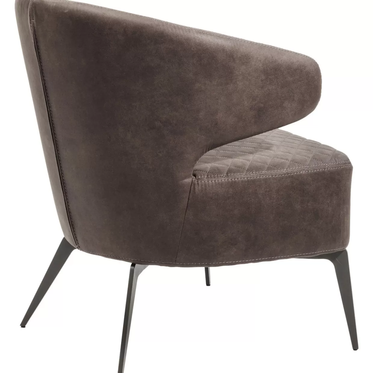 Poltrona Design Grigio Amsterdam - Accogliente Soggiorno con Stile KARE