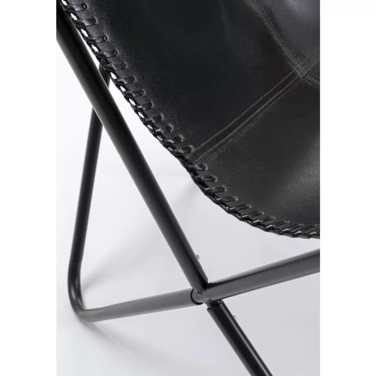 KARE Design Poltrona California in Pelle Nera – Eleganza senza tempo