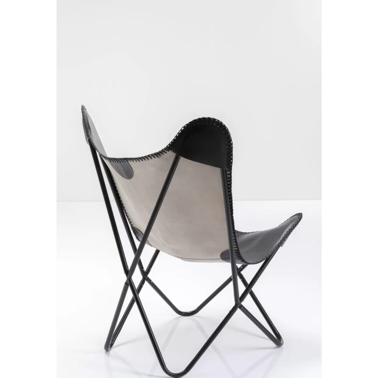 KARE Design Poltrona California in Pelle Nera – Eleganza senza tempo