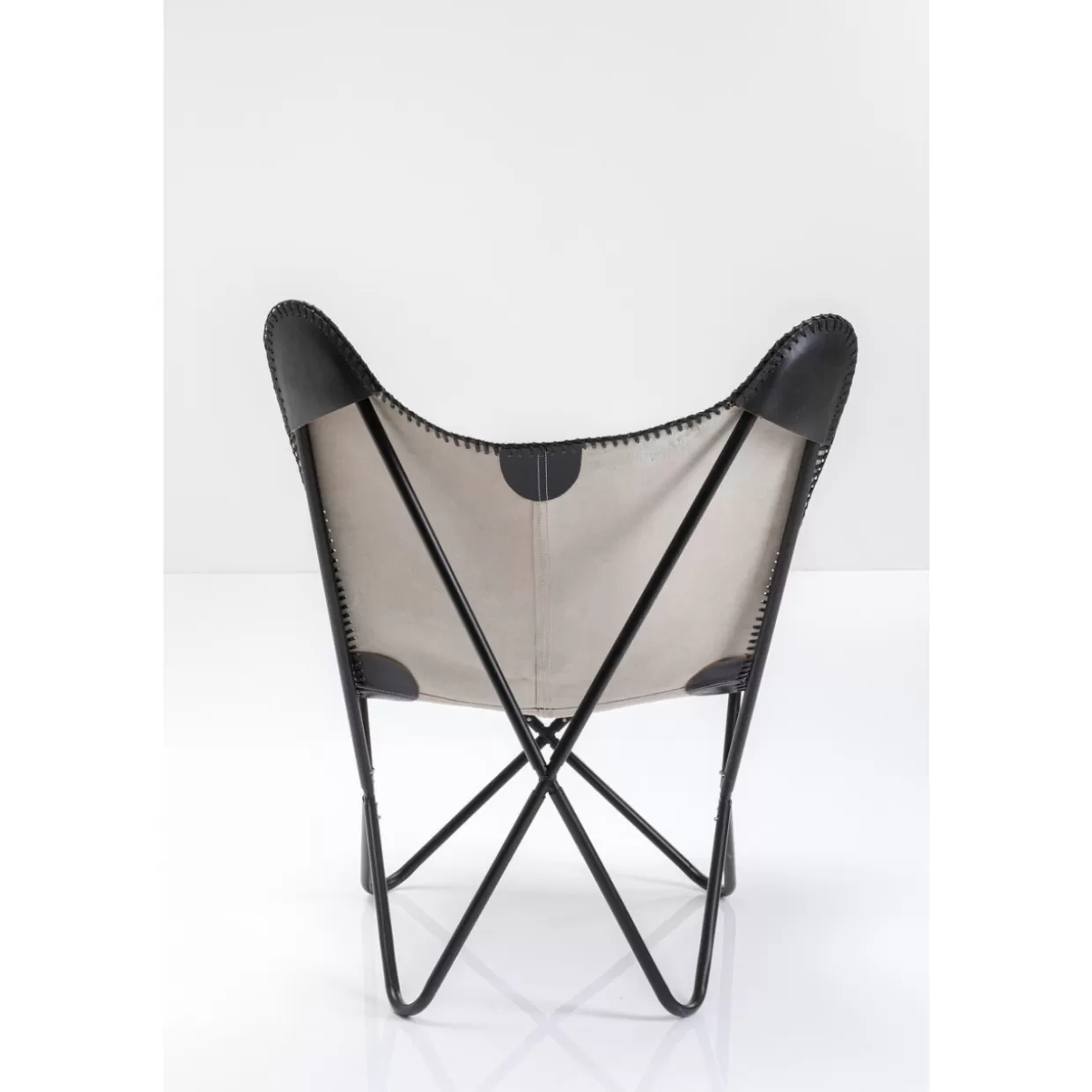 KARE Design Poltrona California in Pelle Nera – Eleganza senza tempo