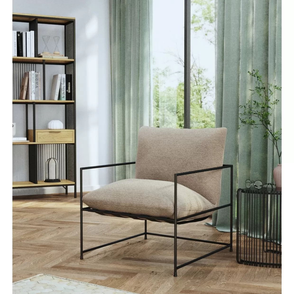 Poltrona Cuby KARE Design in Ecopelle Crema - Seduta Ergonomica con Rivestimento Lavabile 

(：：1.  2.  3. 