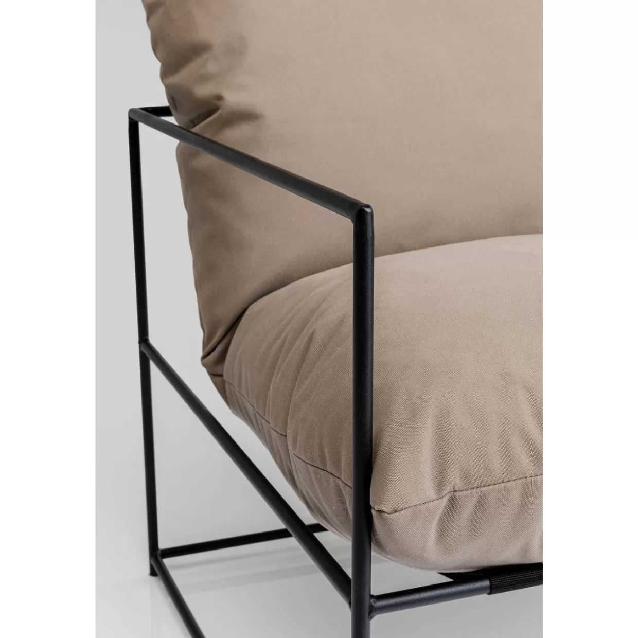 KARE Design Collection - Poltrona Cuby Lounge per Esterni in Grigio Antracite