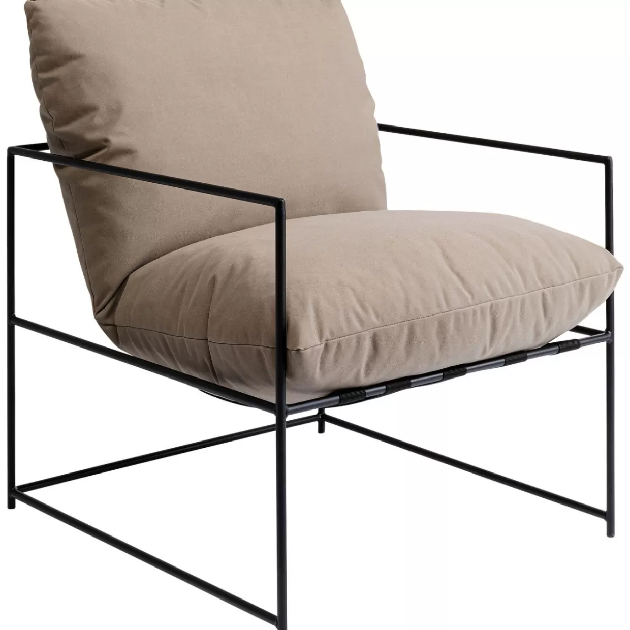 KARE Design Collection - Poltrona Cuby Lounge per Esterni in Grigio Antracite