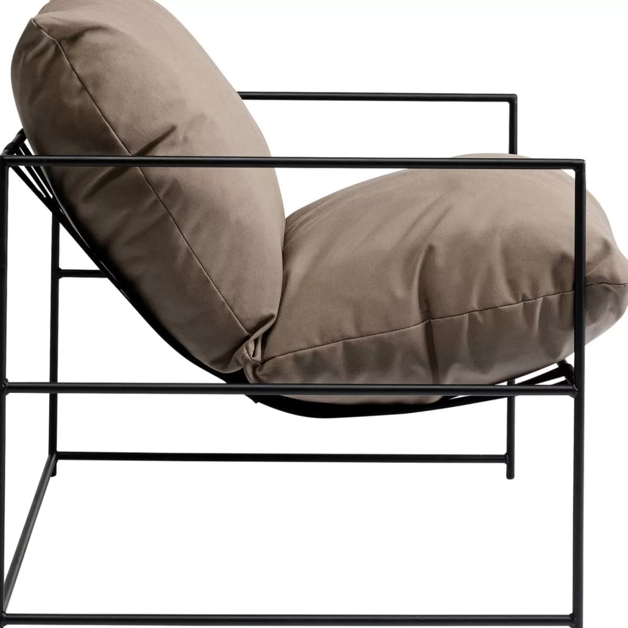 KARE Design Collection - Poltrona Cuby Lounge per Esterni in Grigio Antracite
