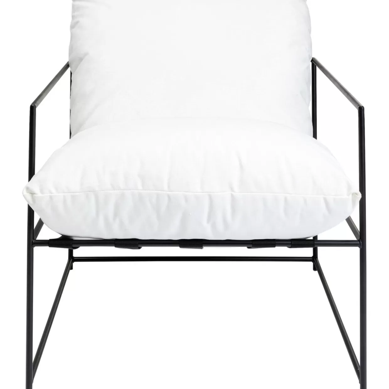 KARE Design - Poltrona da Esterno Cuby, Collezione Garden in Bianco Naturale