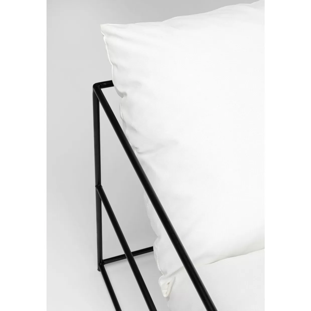 KARE Design - Poltrona da Esterno Cuby, Collezione Garden in Bianco Naturale
