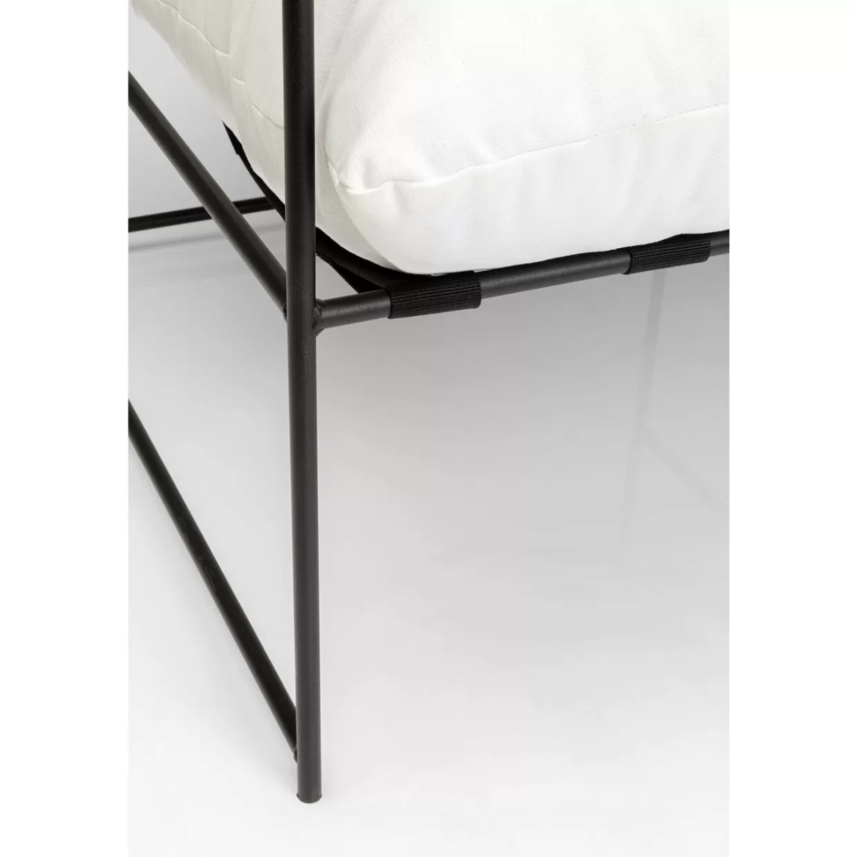KARE Design - Poltrona da Esterno Cuby, Collezione Garden in Bianco Naturale