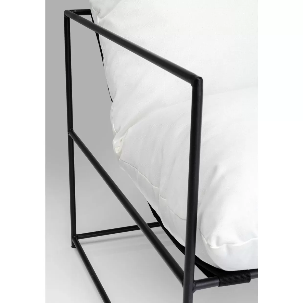 KARE Design - Poltrona da Esterno Cuby, Collezione Garden in Bianco Naturale
