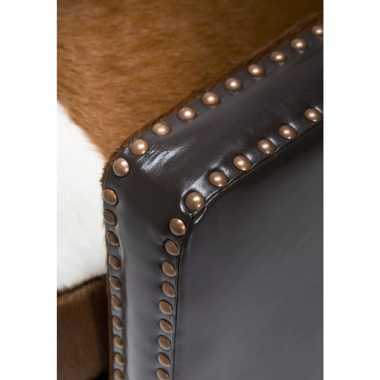 Poltrona Denver Cow Design by KARE - Sedia Comoda con Stile Western e Motivo Bovino per Arredamento Moderno