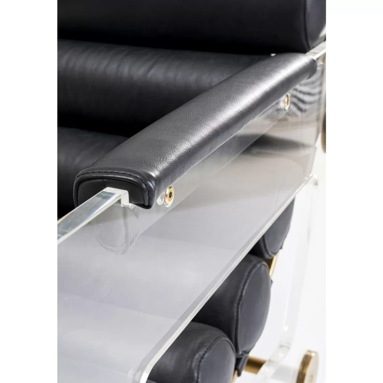 Poltrona Firo Design Contemporaneo - Rivestimento in Tessuto Nero, Ideale per Arredamento Moderno | KARE Collection