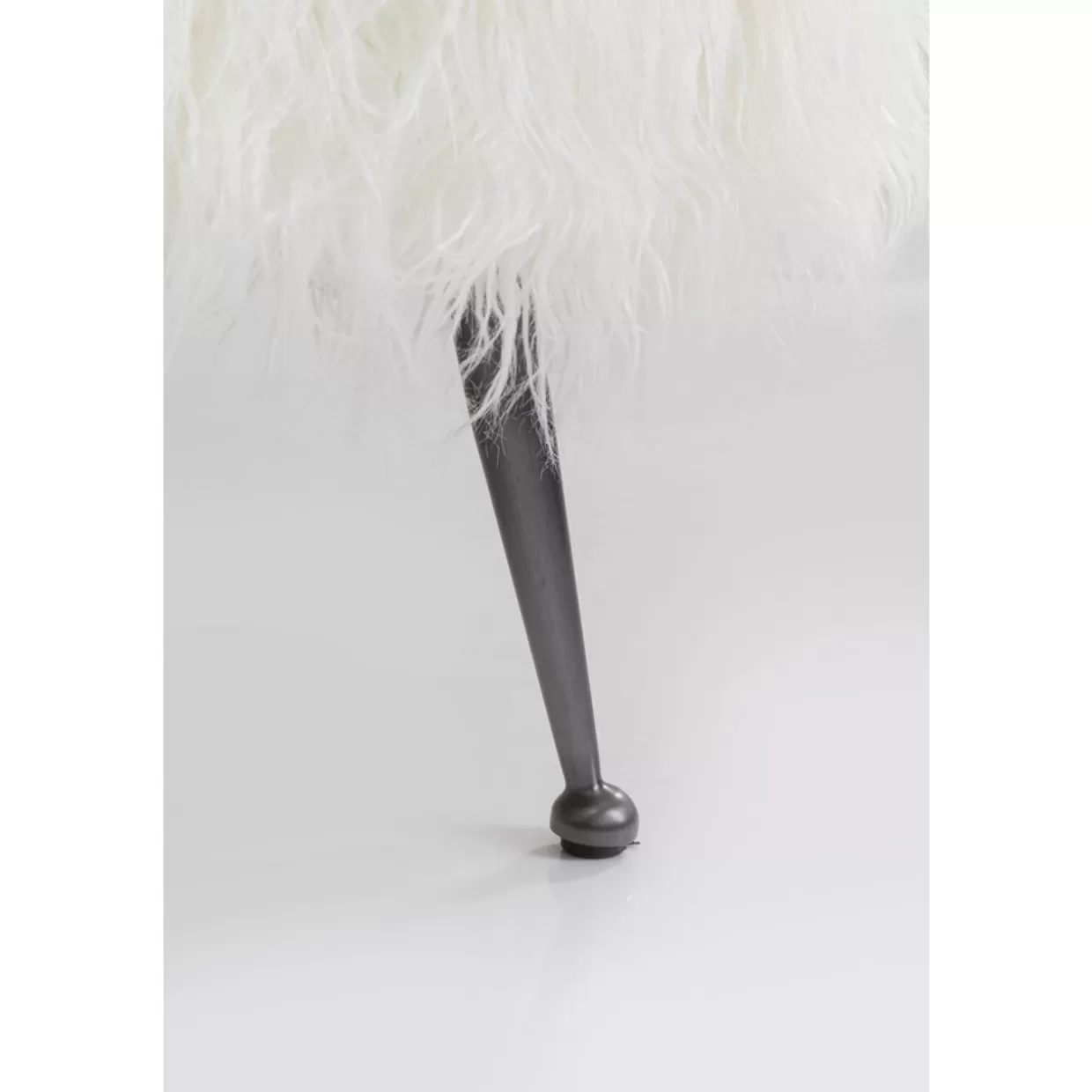 KARE Poltrona Elegante Golden Touch | Sedia Design in Bianco Avorio con Rifiniture Dorate