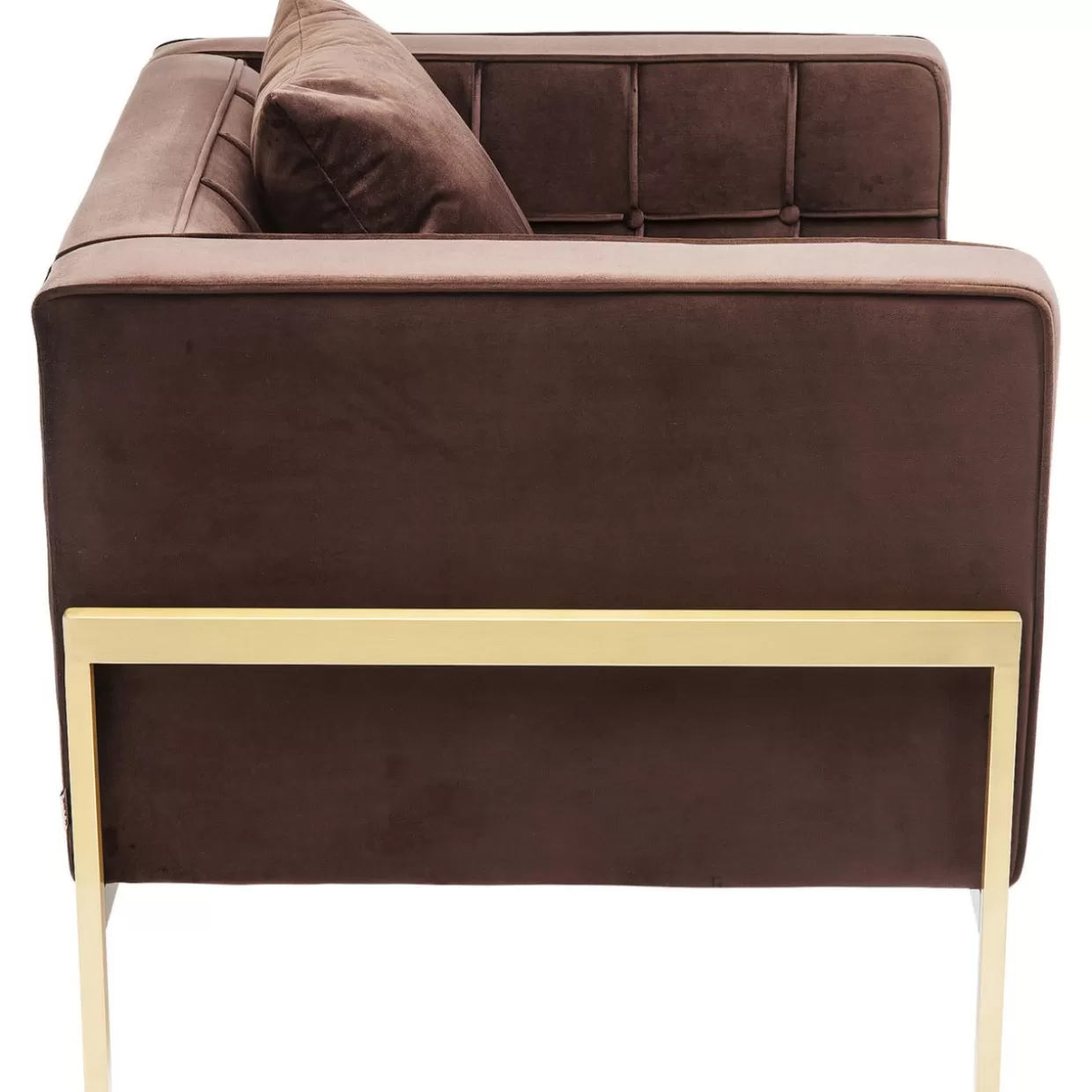 Poltrona KARE Design - Comfort contemporaneo con ispirazione loft in tonalità cioccolato

（：