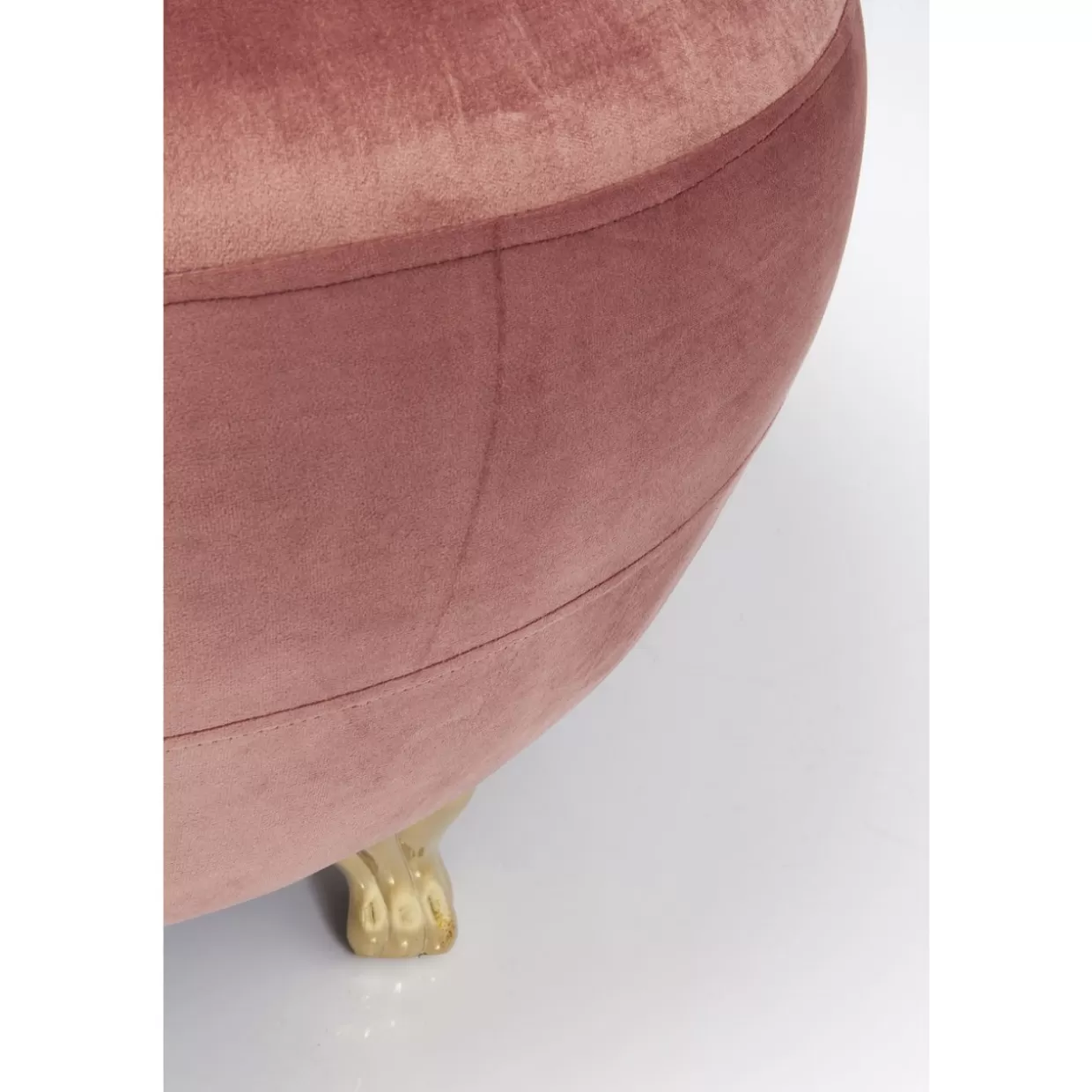 KARE Design Poltrona Elegante in Pelle Serpente con Rifiniture Rosa - Arredo Lounge di Lusso