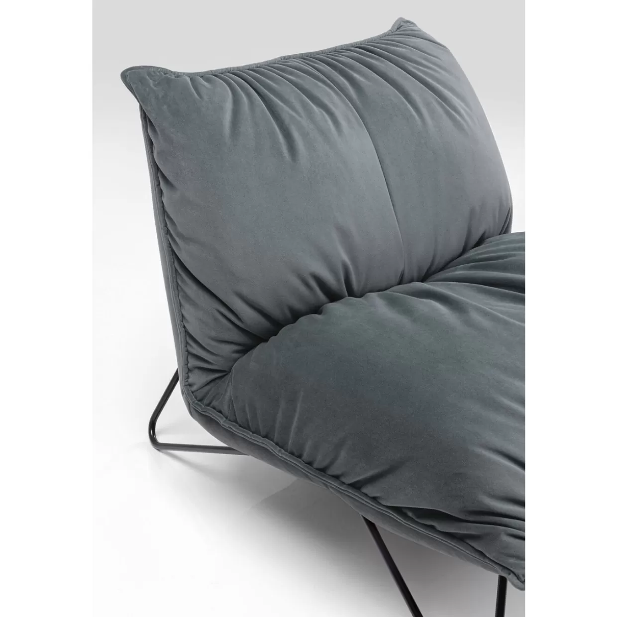 KARE Design Poltrona Porto Pino - Grigio Elegante con Design Moderno
