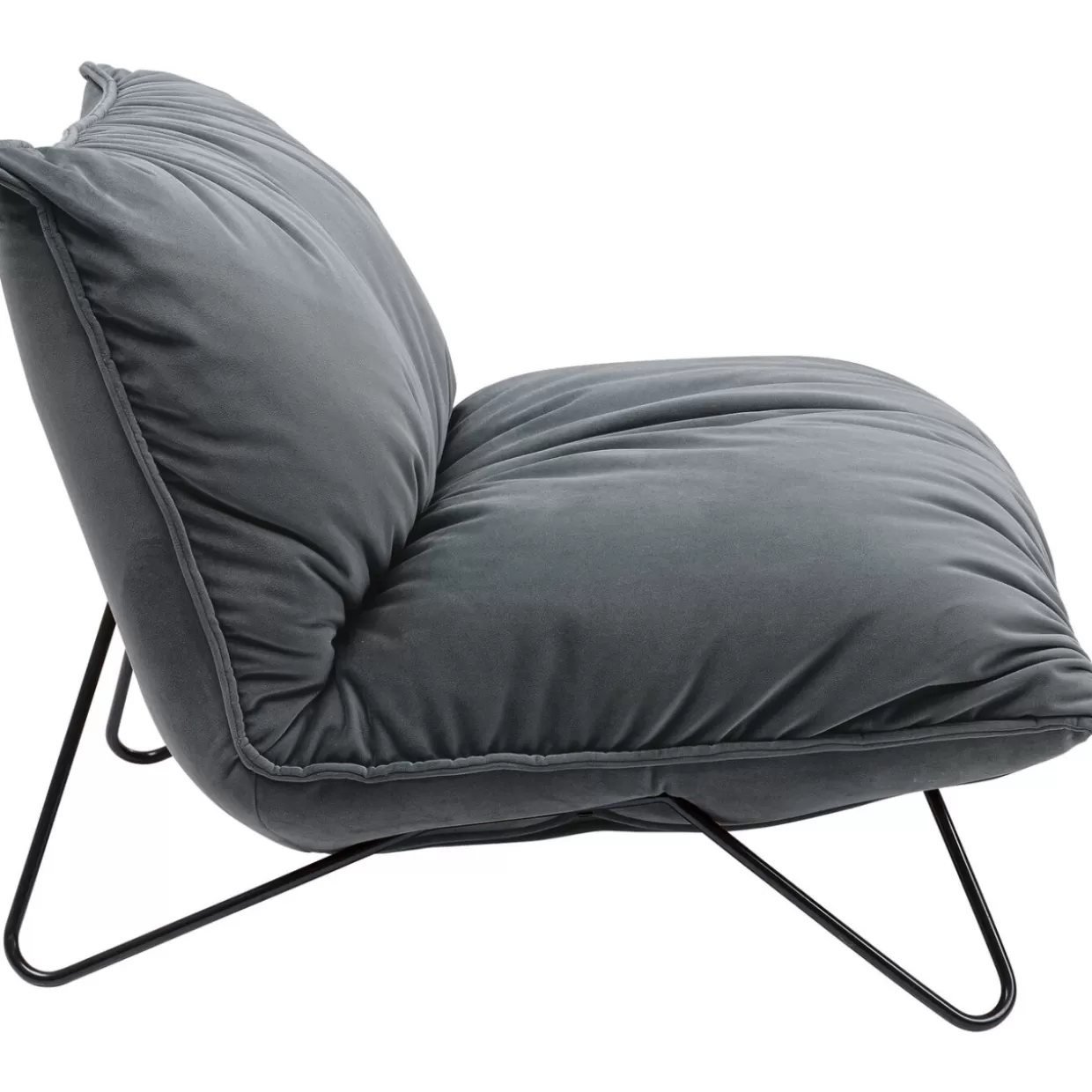 KARE Design Poltrona Porto Pino - Grigio Elegante con Design Moderno