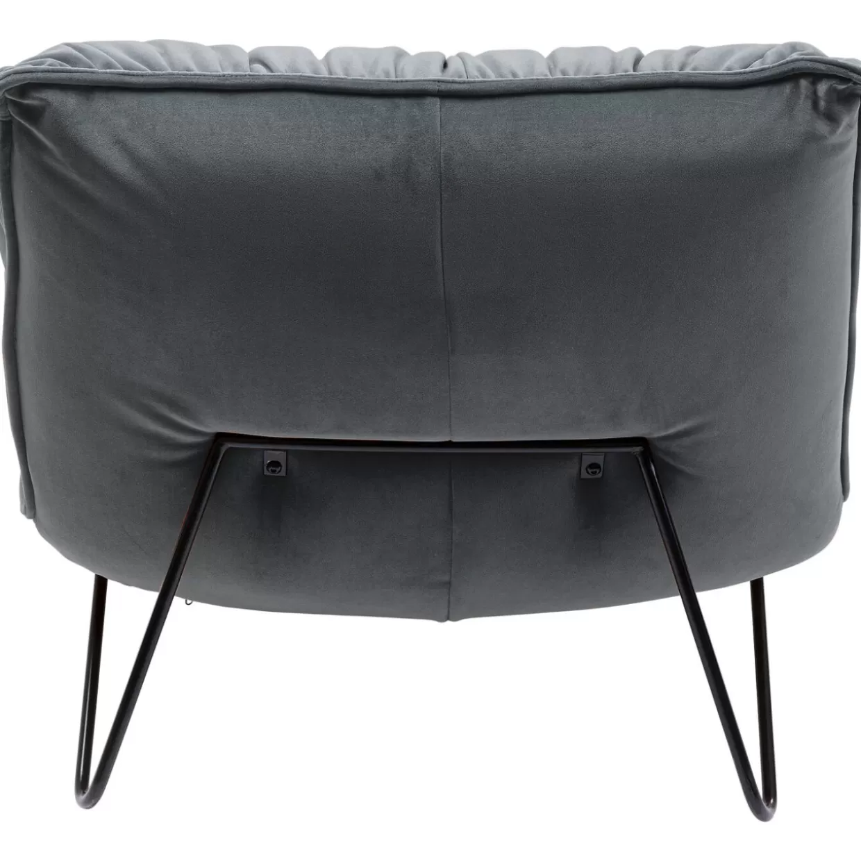 KARE Design Poltrona Porto Pino - Grigio Elegante con Design Moderno