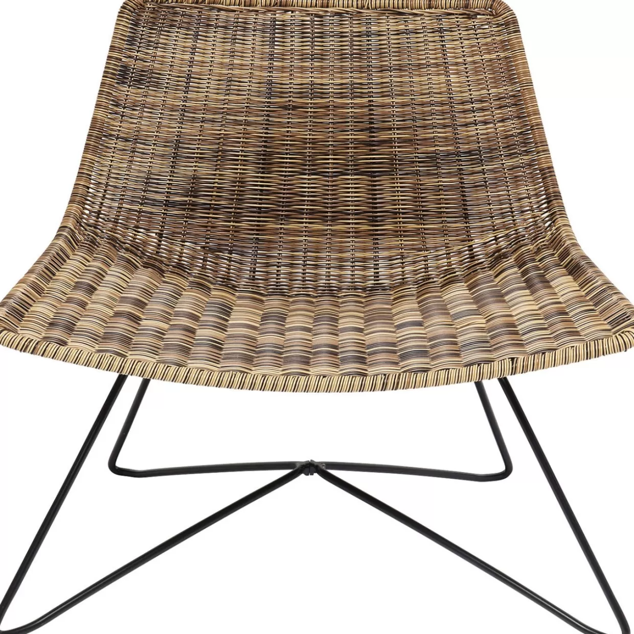 KARE Design Poltrona Lounge Sansibar - Confortevole Arredo da Esterno con Stile Tropicale per Relax all'Aperto