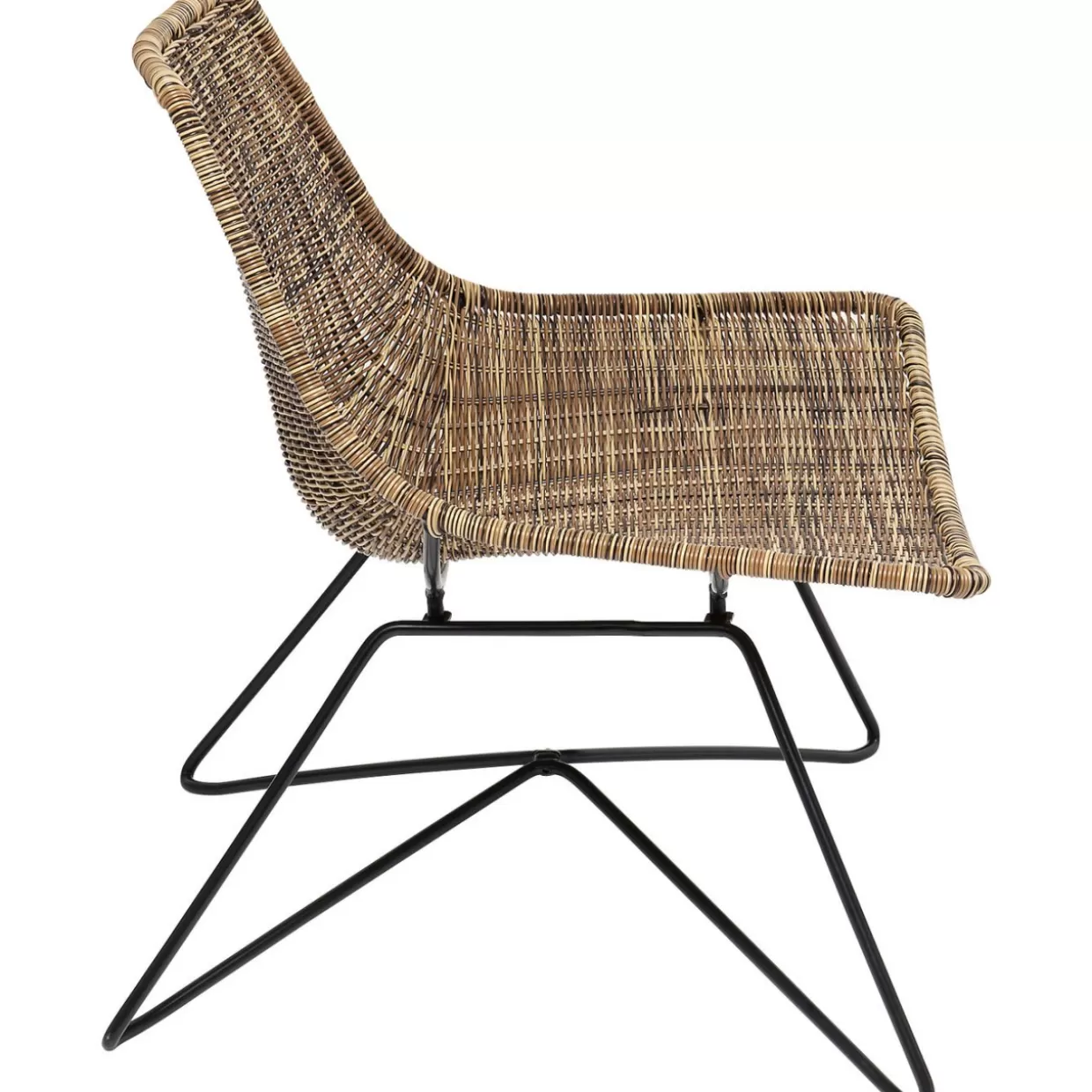 KARE Design Poltrona Lounge Sansibar - Confortevole Arredo da Esterno con Stile Tropicale per Relax all'Aperto