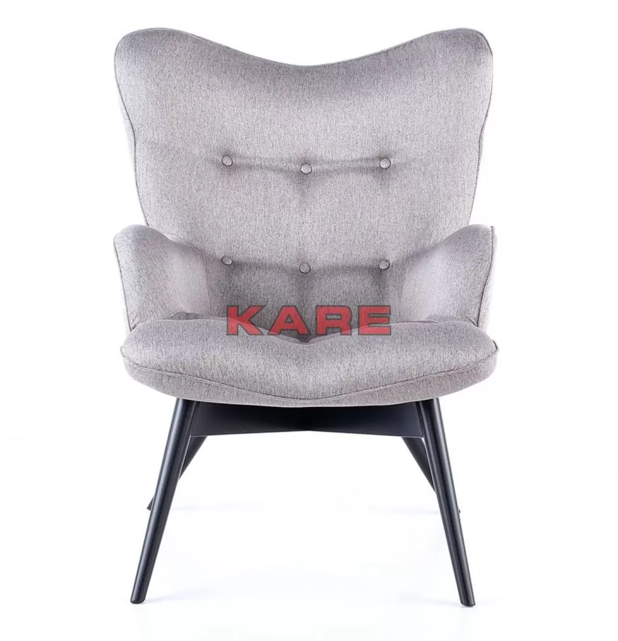 Poltrona Vicky Loco Design Moderno | Rivisitazione Taupe by KARE per Living Contemporaneo