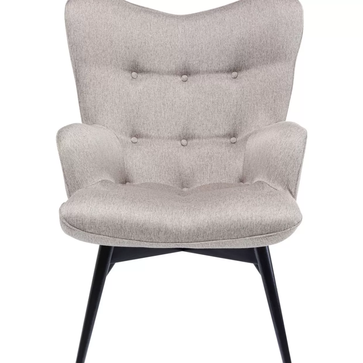 Poltrona Vicky Loco Design Moderno | Rivisitazione Taupe by KARE per Living Contemporaneo