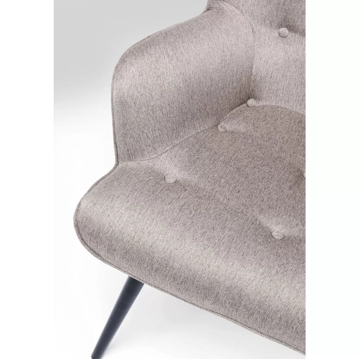 Poltrona Vicky Loco Design Moderno | Rivisitazione Taupe by KARE per Living Contemporaneo