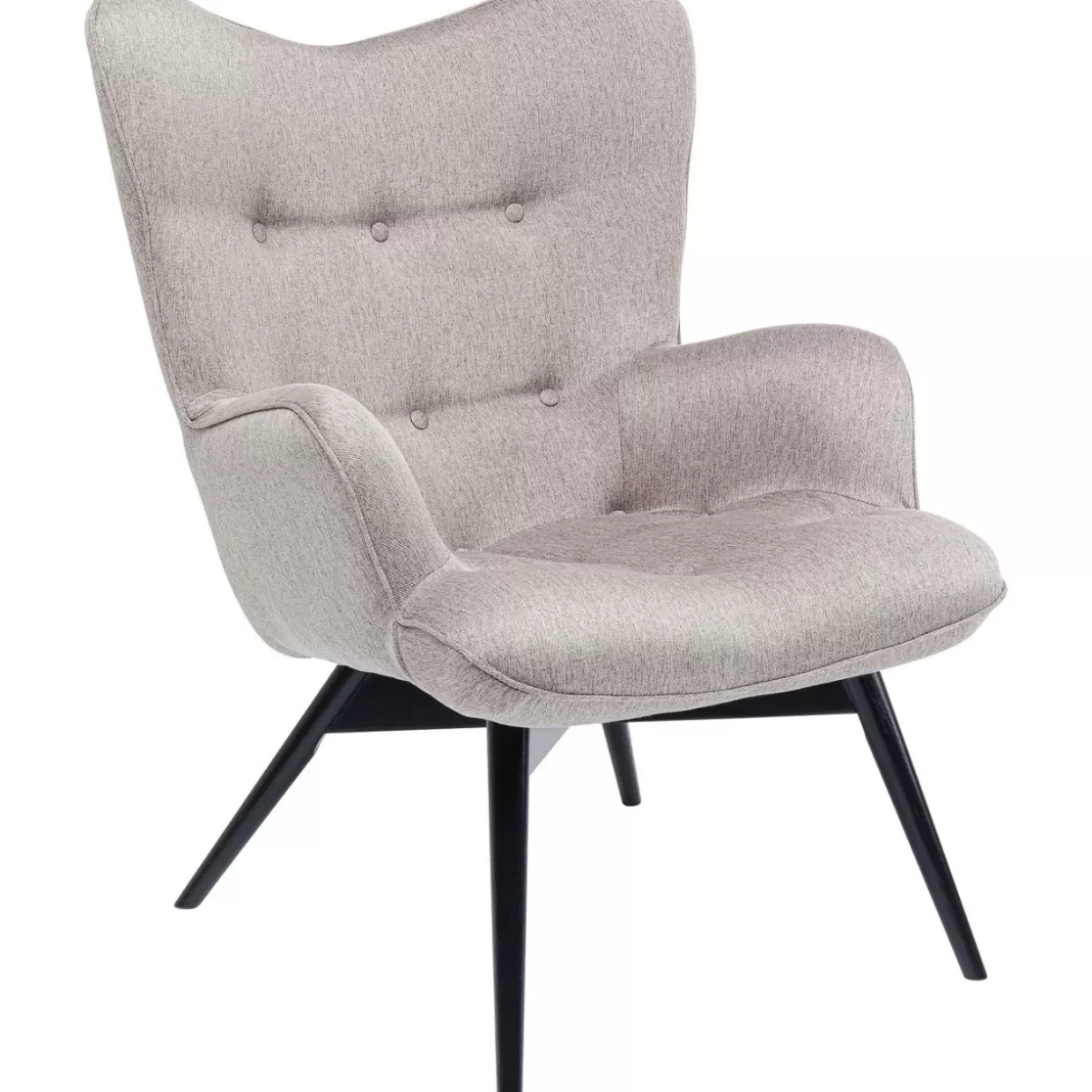 Poltrona Vicky Loco Design Moderno | Rivisitazione Taupe by KARE per Living Contemporaneo