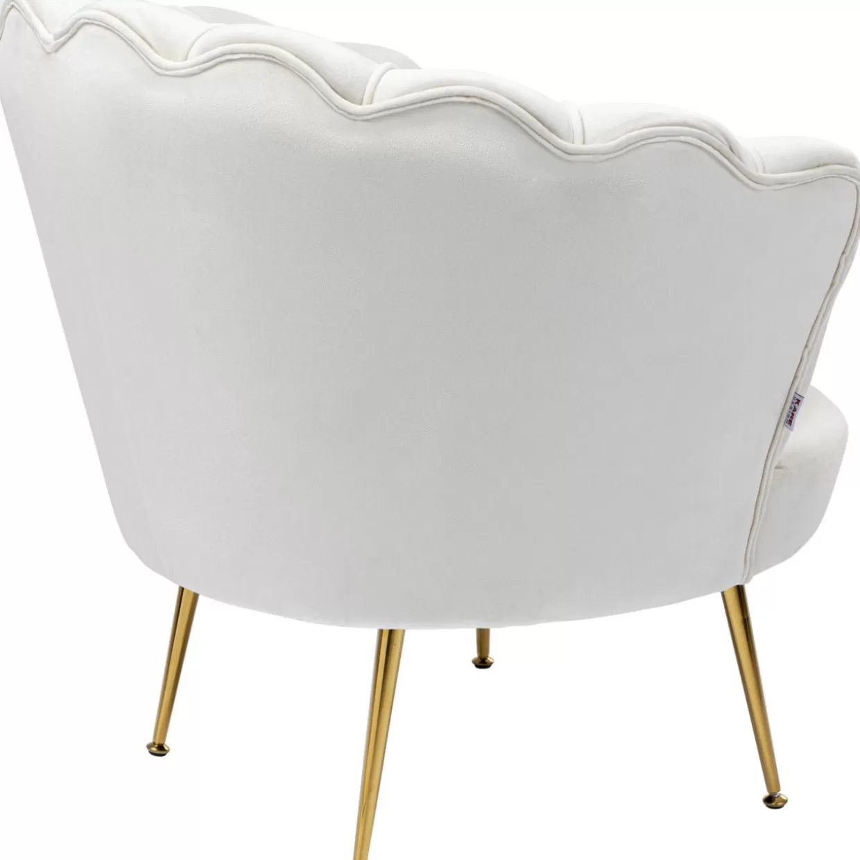 Poltrona KARE Design Elegante - Water Lily in Tonalità Loto Beige per Arredamento Moderno