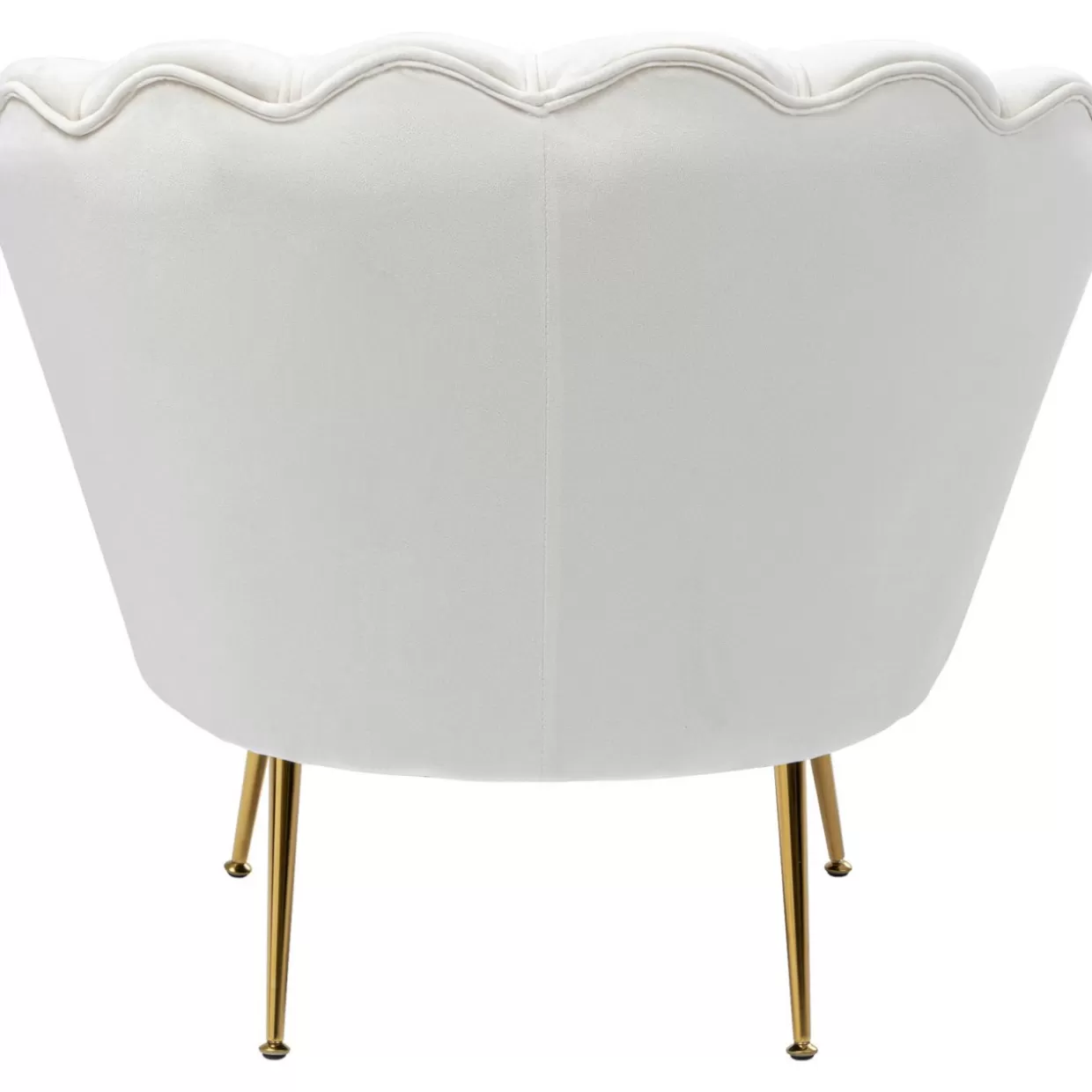 Poltrona KARE Design Elegante - Water Lily in Tonalità Loto Beige per Arredamento Moderno