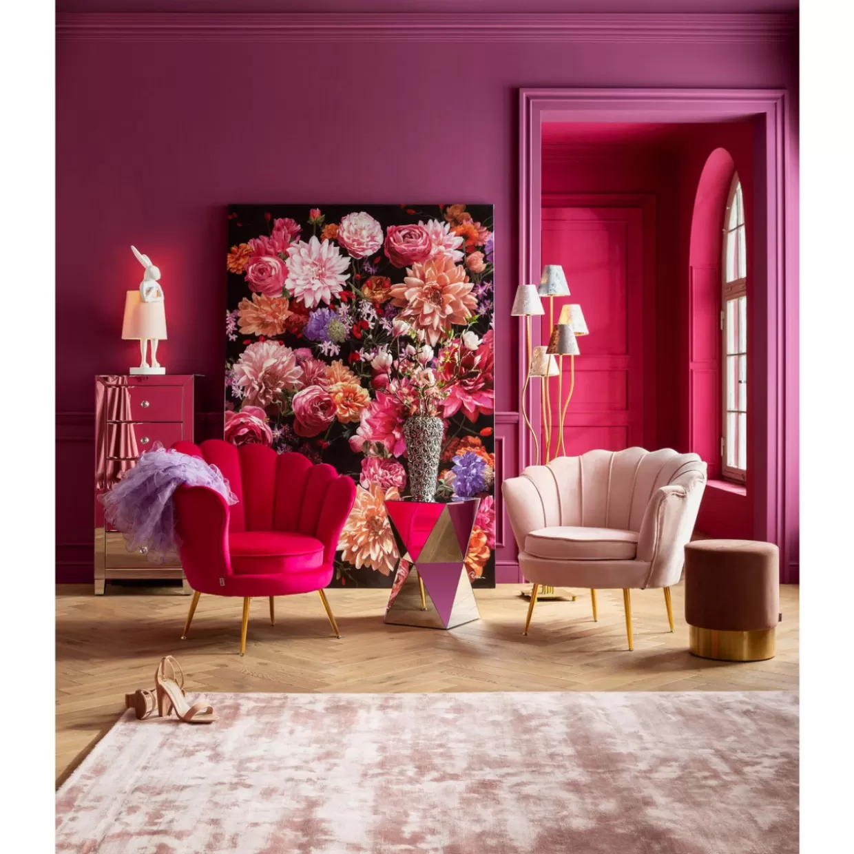 Poltrona Water Lily Rosa - Design Elegante e Confortevole | Collezione KARE 

(：，AI，87%，3%。，，，。，。)