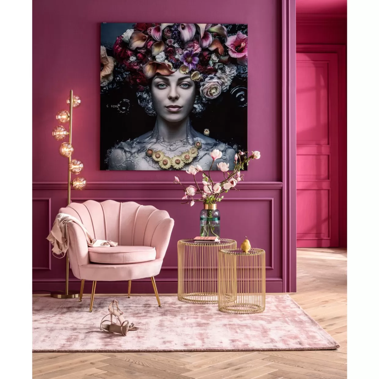 Poltrona Water Lily Rosa - Design Elegante e Confortevole | Collezione KARE 

(：，AI，87%，3%。，，，。，。)