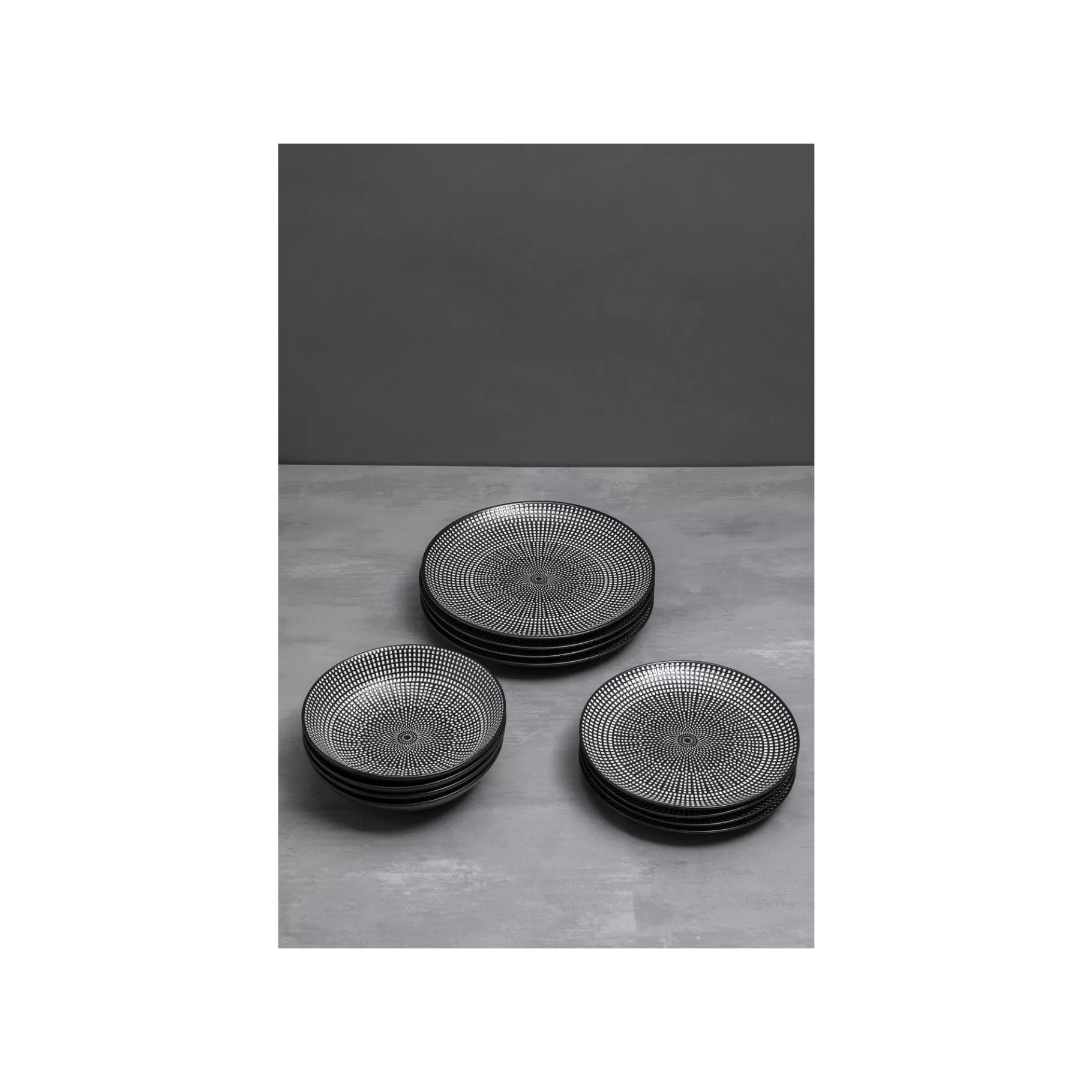 Best Set De 12 Assiettes Gwayi   Vaisselle