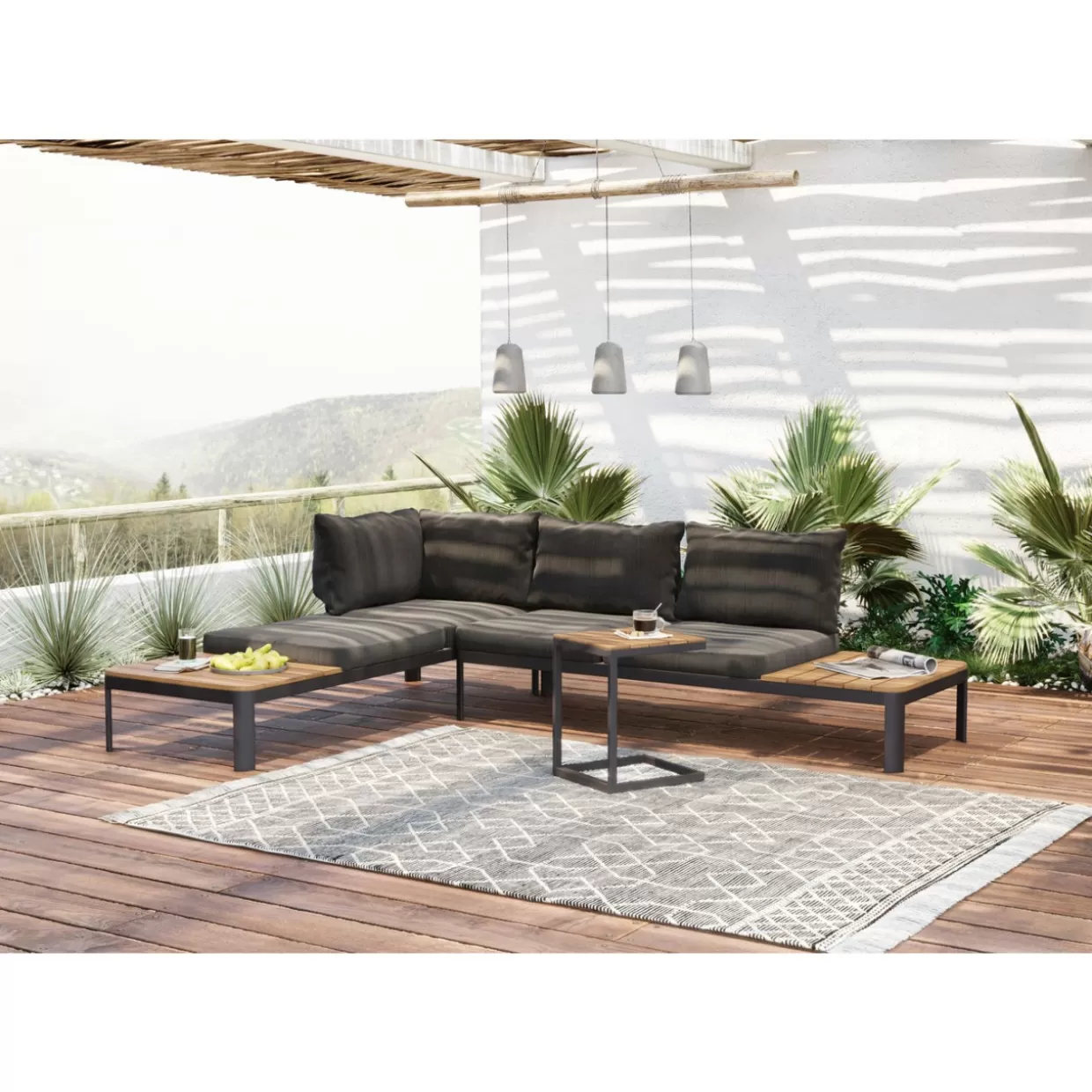 Set Giardino Modulare Happy Day - 3 Pezzi Comodi per Relax Esterno | KARE Design Collection