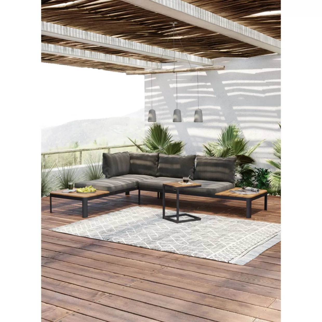 Set Giardino Modulare Happy Day - 3 Pezzi Comodi per Relax Esterno | KARE Design Collection