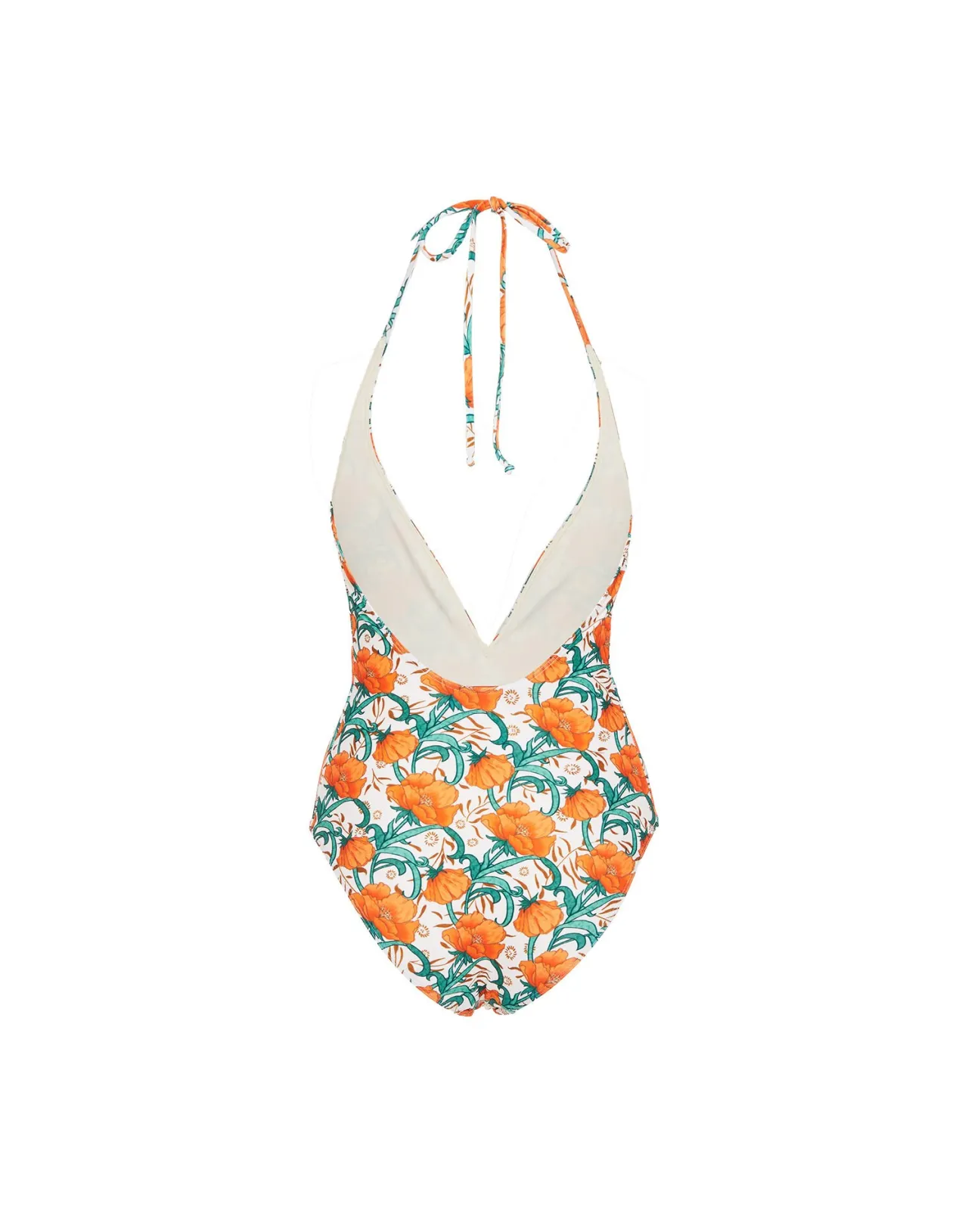 La DoubleJ: Costume da Bagno Sensuale in Lycra Elasticizzato - Arancio Morfeo, Modello Esclusivo per l'Estate 

（：，，