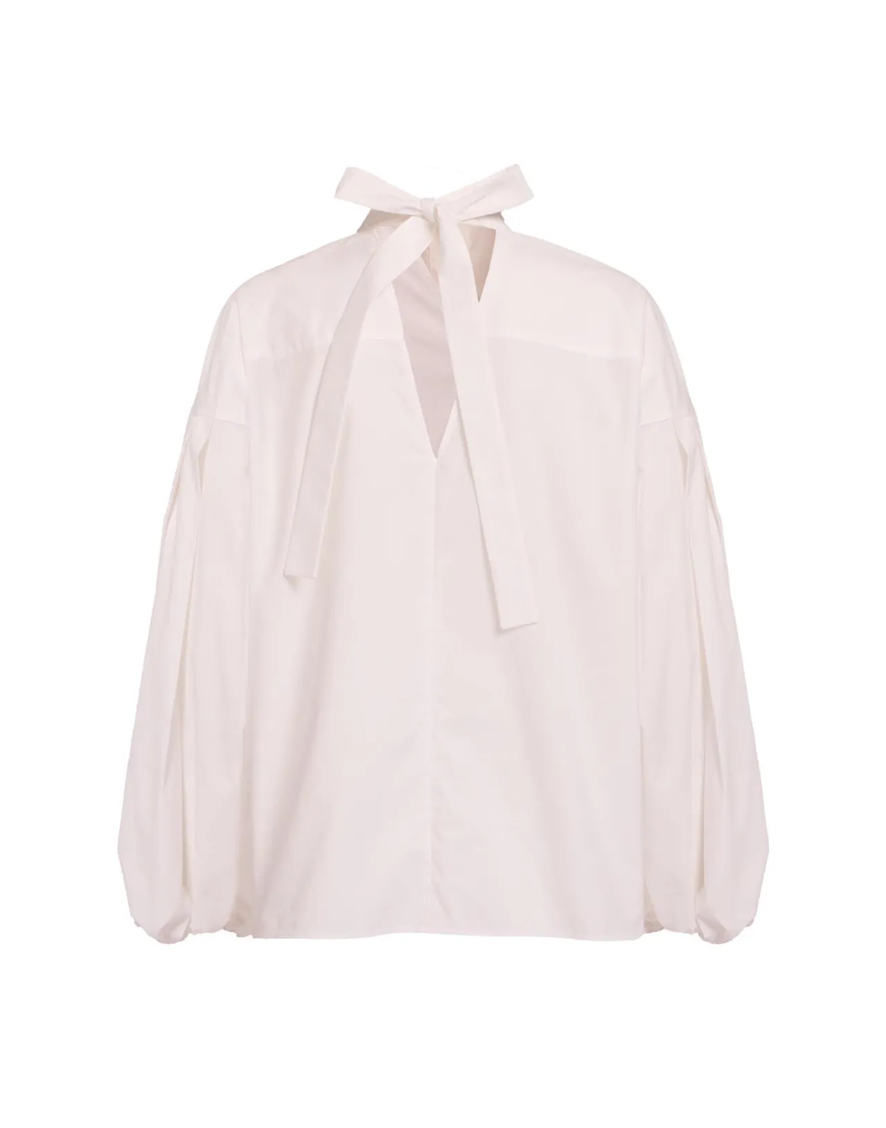 Camicia Elegante La DoubleJ - Bianco Uniso in Popeline di Cotone con Stampa Esclusiva