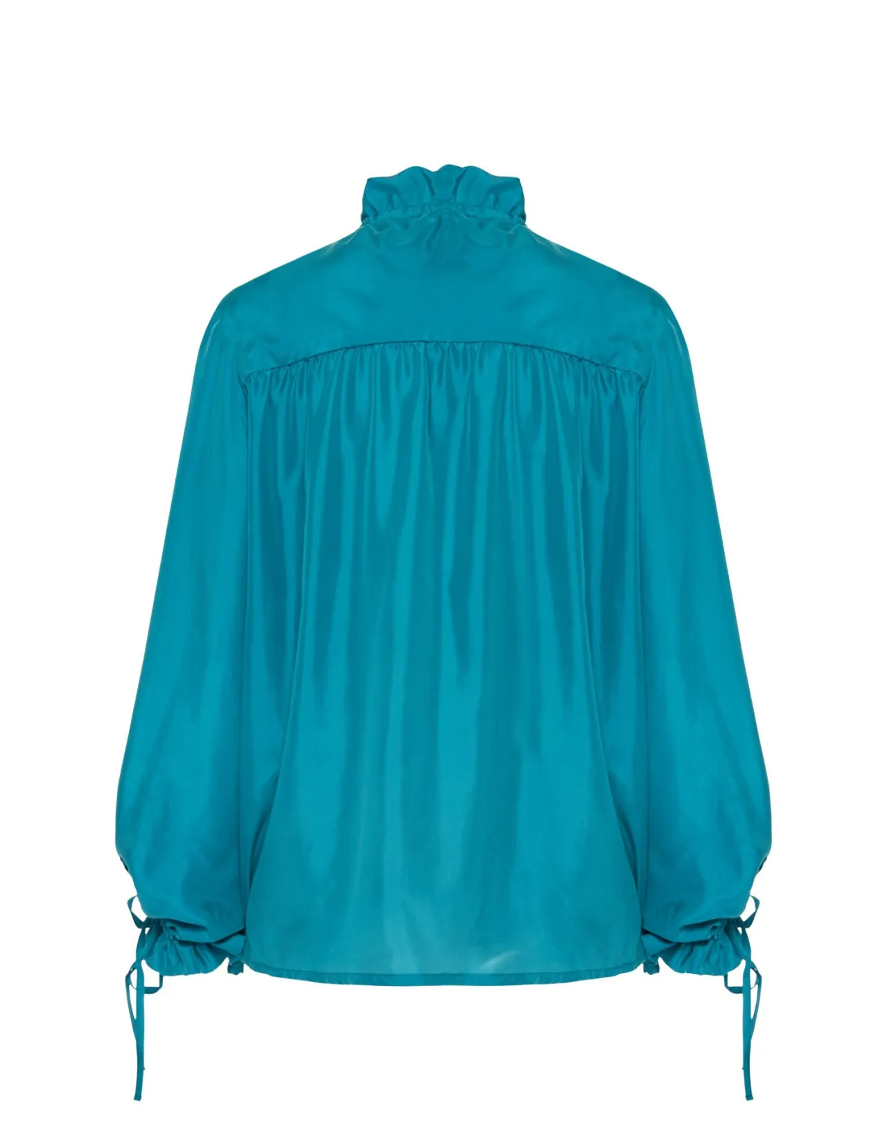 Promozione: Camicia Elegante La DoubleJ in Seta Lavata - Blu Petrolio Accattivante