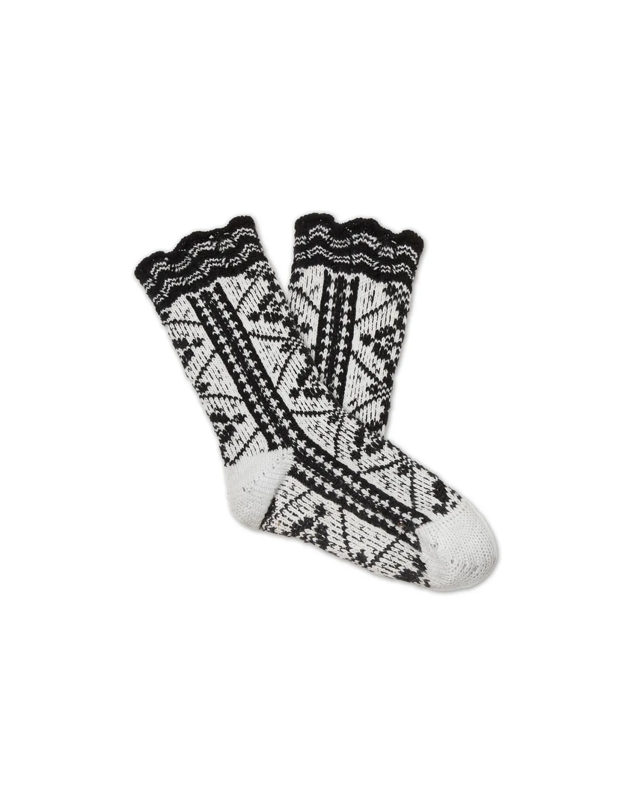 Calze Invernali La DoubleJ - Lana Morbida con Design Cerchio Nero, Ideali per Trekking Stiloso