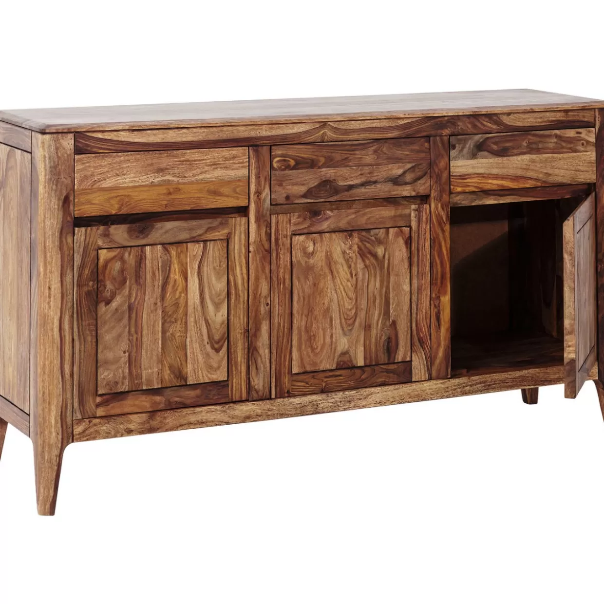 KARE Design - Credenze Moderne Brooklyn e Set Comò con Stile Naturale per Arredamento Contemporaneo