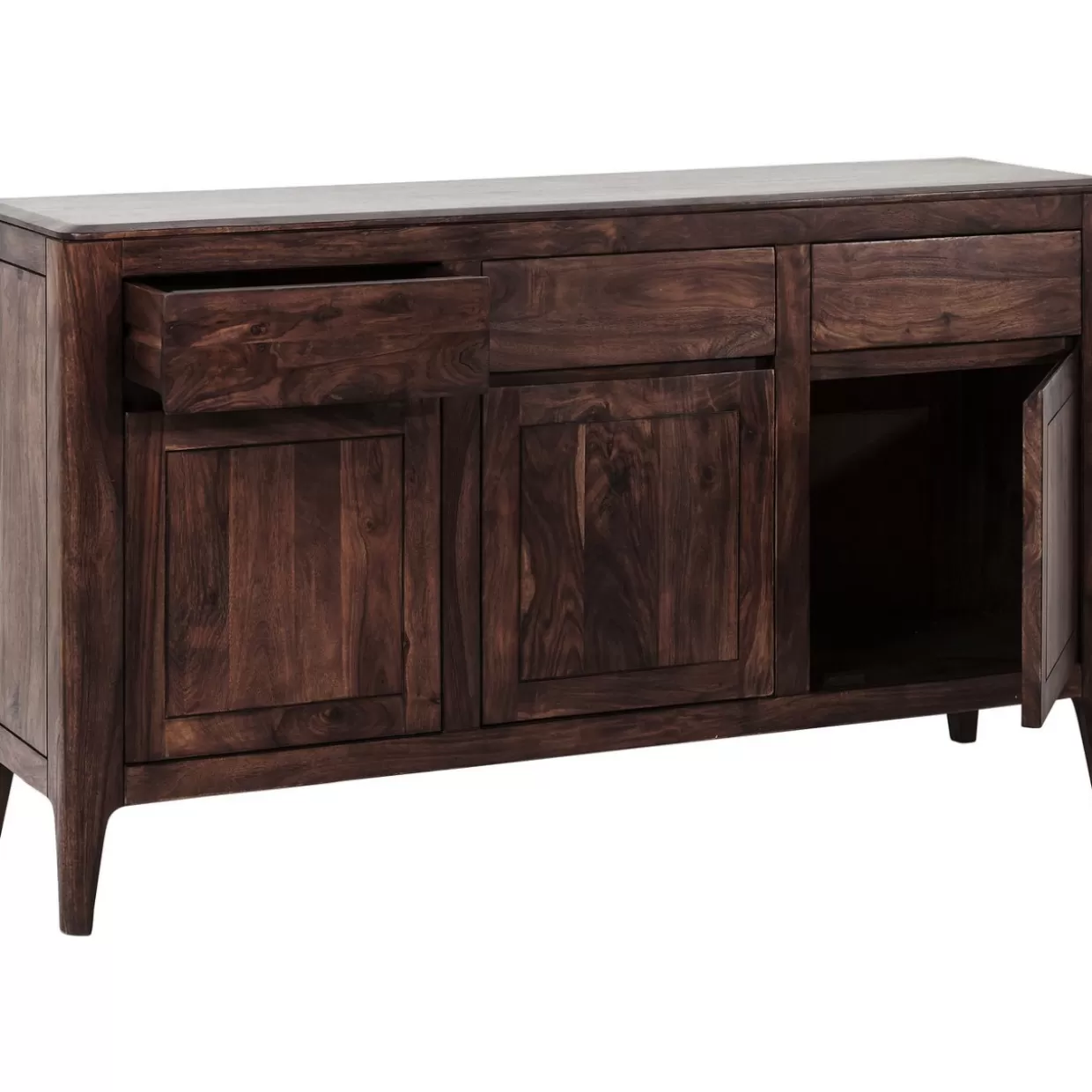 KARE Design - Comò e Credenze Moderne in Stile Brooklyn con Rifiniture in Noce Naturale